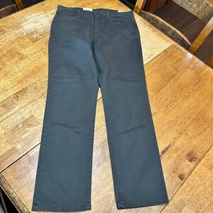 English Laundry Mens 5 Pocket Twill Pants Gray 32x30 Straight Leg Stretch Chino